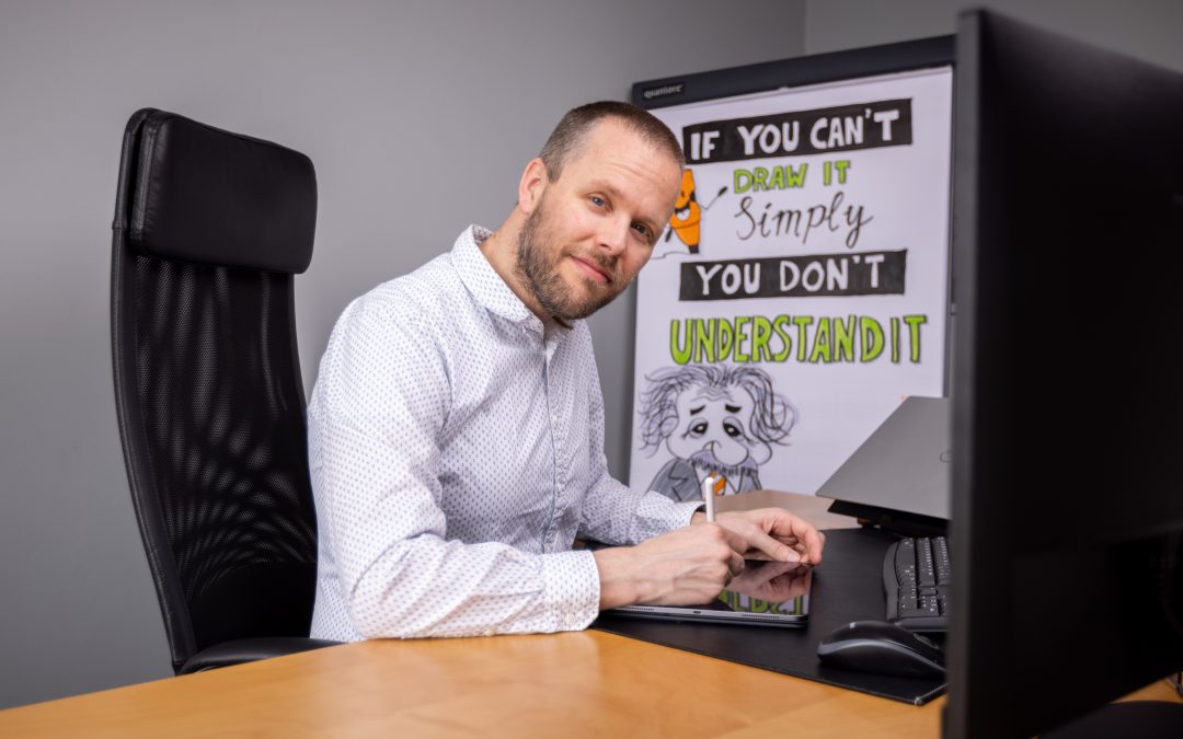 Een jaarverslag? Of liever een tekening?