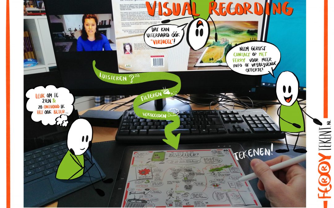 Visual Recording: heel geschikt voor online bijeenkomsten!